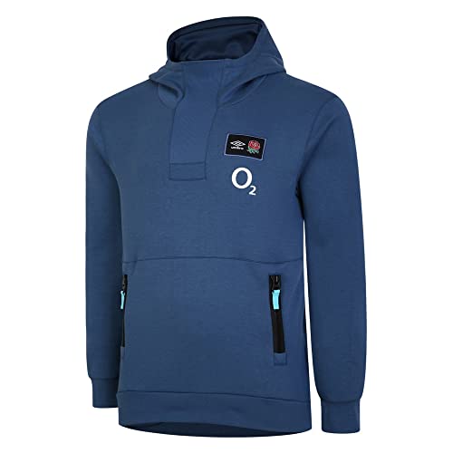 UMBRO Männlich England Overhead Hoody (O2) Sweatshirt, Blau (Ensign Blue), L