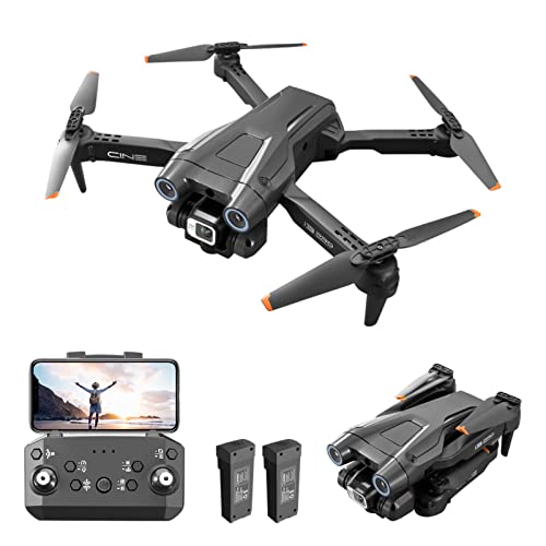 I3 PRO Drohne mit Kamera HD 1080P, FPV WiFi Live Übertragung Drohne für Kinder Anfänger, Höhenhaltung, One Key Landing, Optical Flow Hover, Headless Modus, 3D-Flips, Hindernisvermeidung, 2 Batterien