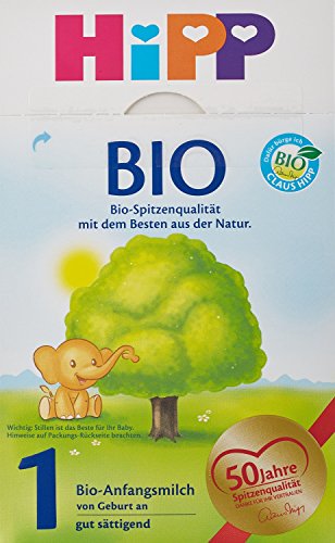 Hipp Bio 1 Anfangsmilch von Geburt an, 8er Pack (8 x 600g)