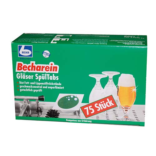 10 Dr. Becher Becharein Gläser SpülTabs 500 ml