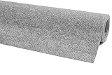 andiamo Teppichboden Milo - einfach zu verlegen - Auslegware Teppichboden - Meterware Bodenbelag in feiner Rippenstruktur - mit Trittschalldämmung - leicht zu reinigen 200 x 500 cm Grau