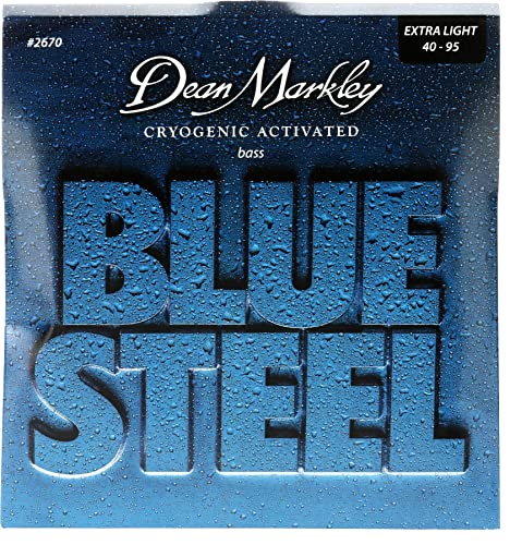 Dean Markley 2670 Blue Steel Bass XL Gitarrensaiten (0,040 - 0,095) 4 Stück