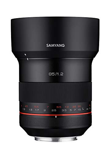 Samyang XP 85 mm f/1.2 Manueller Fokus für Canon EF