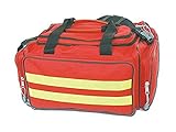 GIMA - Emergency Bag, Rote Farbe, Polyester, Notfall, Trauma, Rettungsdienst, Ärztliche, Erste Hilfe, Krankenpfleger, Mehrtaschenbeutel für Sanitäter, 35x45x21 cm