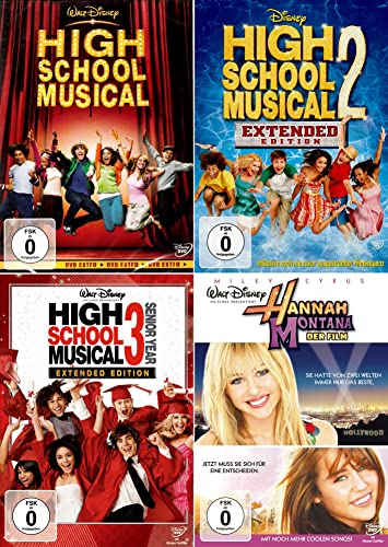 High School Musical 1 + 2 + 3 Collection + Starstruck [4er DVD-Set]