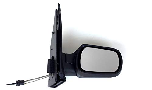 Spiegel Aussenspiegel rechts von Pro!Carpentis kompatibel mit Fiesta V Typ JH/JD 11/2001-09/2005 schwarz manuell verstellbar