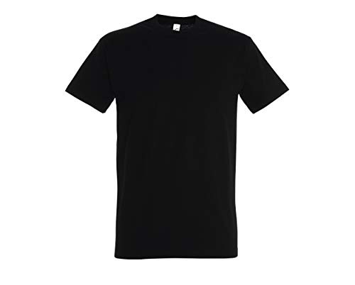 Sols 12er Pack s Imperial T-Shirts Übergrößen XS bis 5XL (5XL, Schwarz)