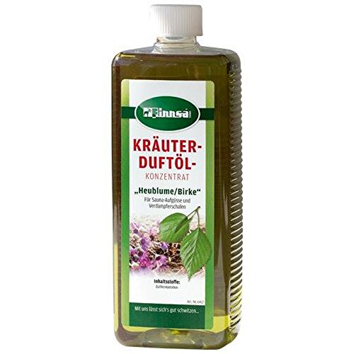 Finnsa Duftöle für Sauna und Verdampferschalen 1,0 l, Heublume/Birke