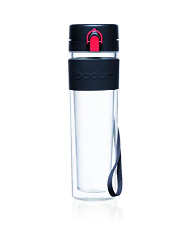 Bodum Bistro 11895-01BTR Thermosflasche zum Mitnehmen, doppelwandiger Kunststoff, 0,45 l