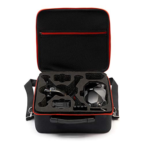 Drohne Handtasche Kompatibel mit DJI FPV Combo Drone wasserdichte Tragetasche Schultertasche Tasche Tragekoffer Bag Aufbewahrungskoffer für Batterien, Fernbedienung, Zubehör.usw (Schwarz)