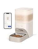 Nooie Pet Feeder, Smart Automated Pet Feeder, 2.4G WiFi Remote Programming, Customizable Feeding Schedule, Portion Control, Low Food Detection, Real-Time Alerts, Clog Free Design