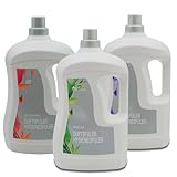 Hepp GmbH & Co KG – Hygiene- und Duftspüler – Set: Weiße Lilie – Kristall – Blütentraum 3000 ml (3 x 1000 ml Flasche)