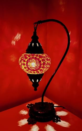 Mosaiklampe Mosaik - Stehlampe M Tischlampe orientalische lampe mosaic lamp/ORANGE