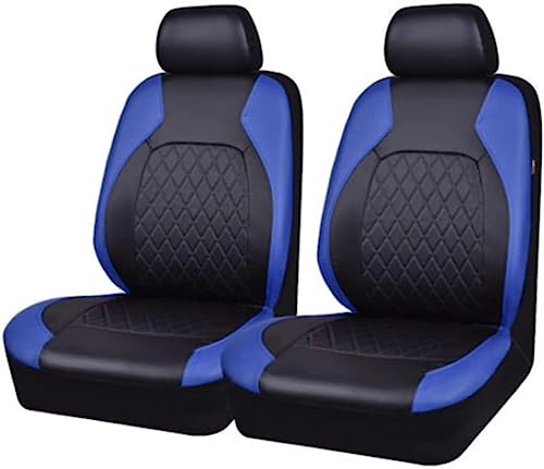 MAUWEY Auto Sitzbezüge Leder für Suzuki Vitara 2016-2023,Pu Leder Vorne Und Hinten Wasserdicht Autositz Sitzauflagen Innenraum Tuning Zubehör,Blue