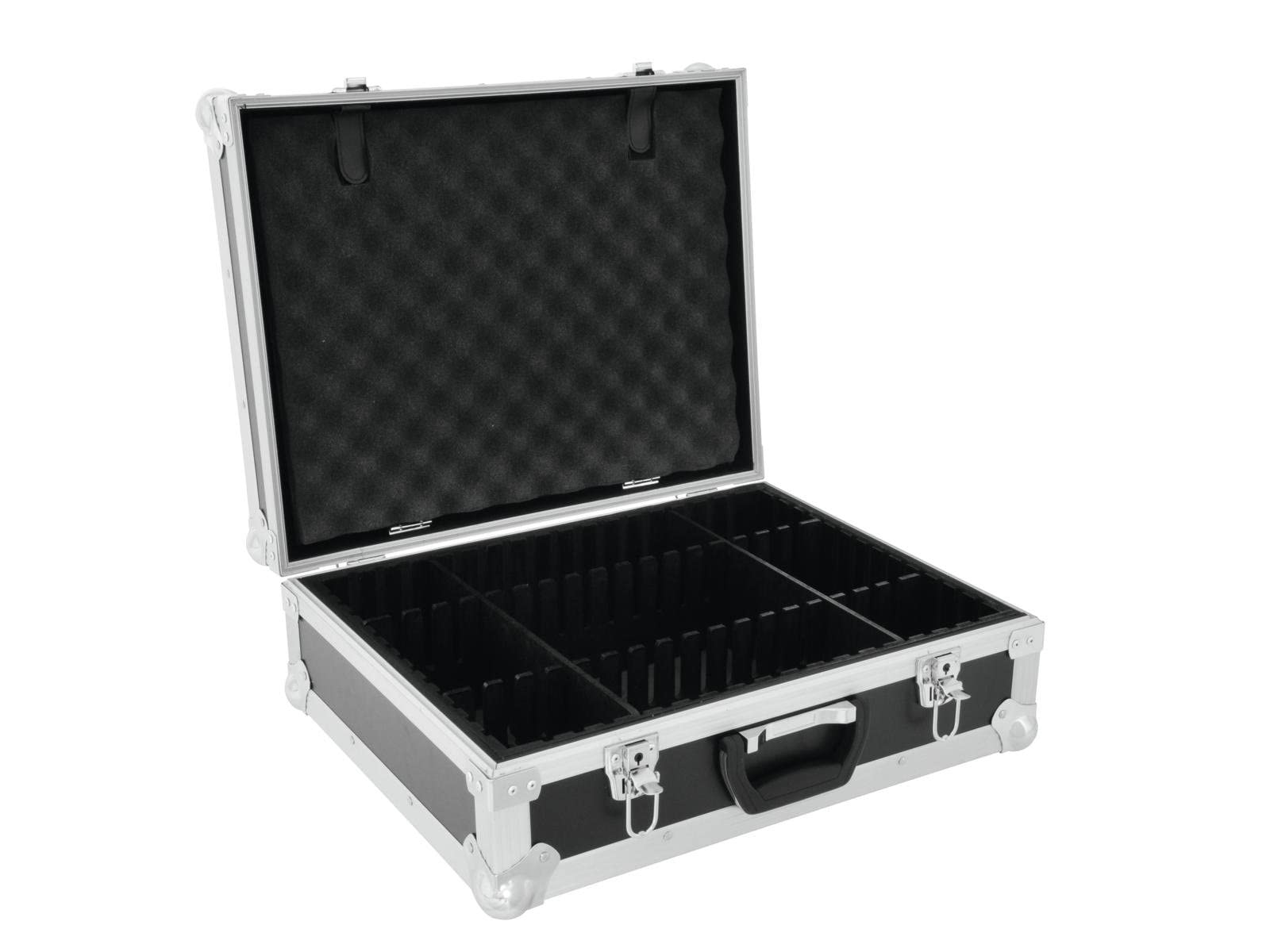 ROADINGER Universal-Koffer-Case, Trennwände schwarz | Flightcase mit individuell verstellbaren Trennwänden