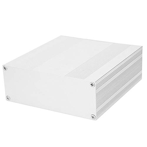Aluminium-Projektbox, 54 x 145 x 150 mm Gehäuse für elektronische Gehäuse Matt Silber Split-Typ DIY-Gehäuse für elektronische Gehäuse