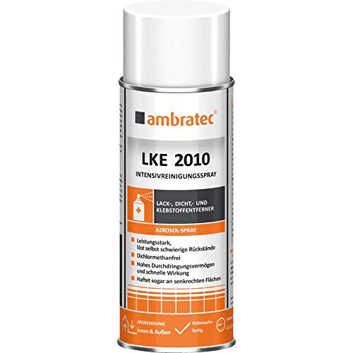 Ambratec LKE 2010 dichlormethanfreies Spezialprodukt mit starker Lösekraf entfernt Lack-, Dicht- und Klebstoffe, Harze, Teer, Fette, Schmier- und Gleitmittel