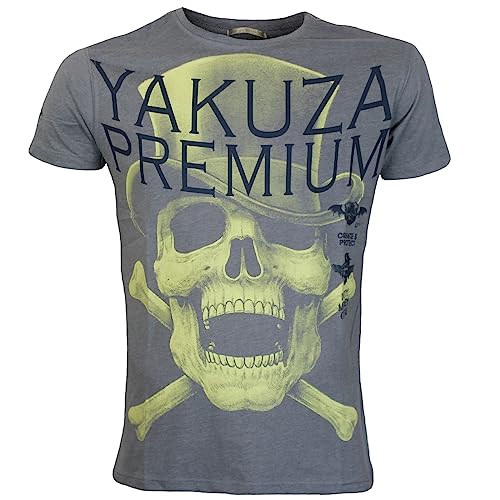 Yakuza Premium Herren T-Shirt 3519 grau