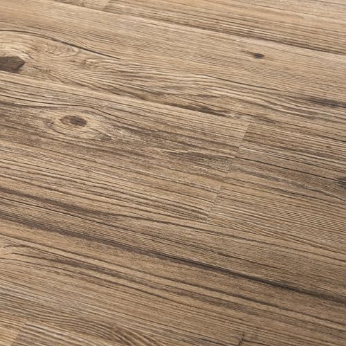 neu.holz Vinylboden Vanola Laminat Selbstklebend rutschfest Antiallergen Bodenbelag PVC-Platten 0,975 m² Rustic Oak