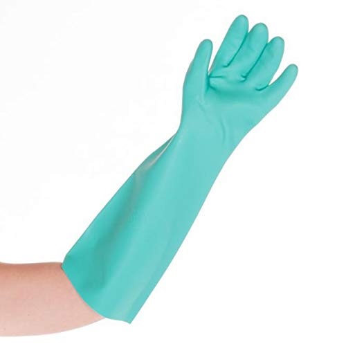 Chemikalienschutzhandschuhe Nitril PROFESSIONAL LONG, Größe: XL, 1 Paar,grün