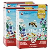 Plantura Bienenweide, EIN- & mehrjährige Saatgut-Mischung für Insekten, 600 g für 80 m²