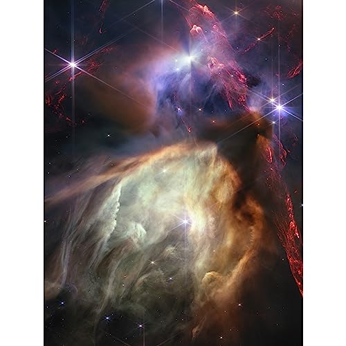 NASA James Webb Space Telescope Rho Ophiuchi Cloud Complex Large XL Wall Art Canvas Print
