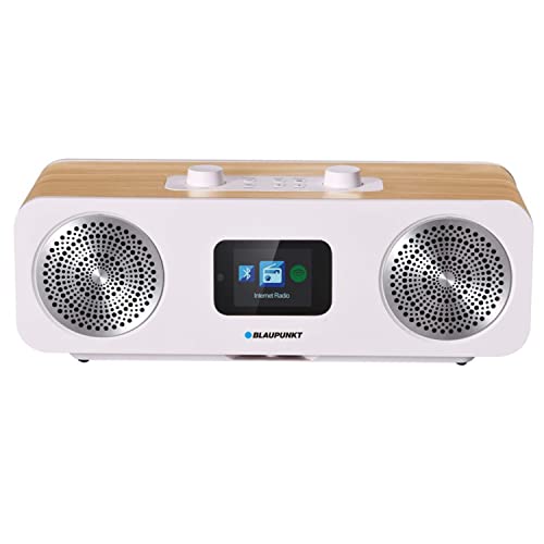 Blaupunkt IR50DAB DAB+/FM Radio Internet-Radio mit Bluetooth Kompatibel mit Spotify Connect Podcasts UPnP-Unterstützung TFT Display Uhr mit Weckfunktion 2,4”