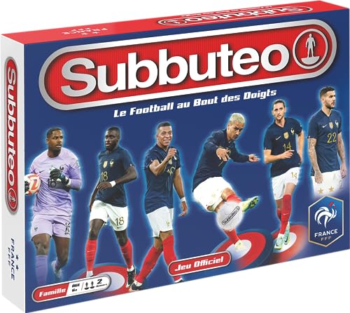 Megableu Editions Subbuteo FFF-Spiel - Erleben Sie die Leidenschaft des Fußballs, 6 Jahre, 678325