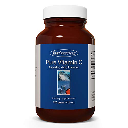 Pure Vitamin C Powder, 4.2 oz (120 g) - Allergy Research Group - Qty 1