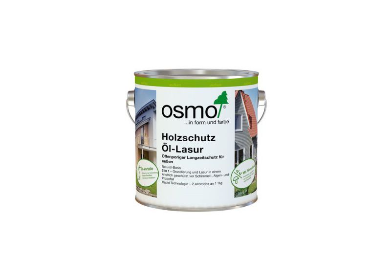 Osmo Holzschutz Öl-Lasur Weiß (900) 750 ml