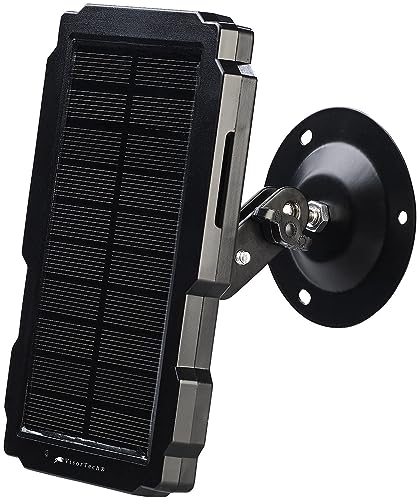 VisorTech Solarpanel Wildkamera 6V: Akku-Solarpanel für Wild- und Outdoor-Kameras, 6 & 12 Volt, 5.000 mAh (Solarlader für Wildkamera, Solarpanel Wildkamera 12V)