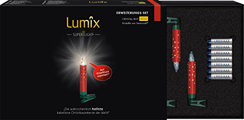 Krinner lumix superlight crystal mini 7er erweiterungs set rot