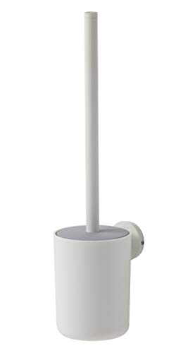 Tiger Urban Toilettenbürste, Farbe: Weiß, WC-Bürstengarnitur zur Wandbefestigung, mit austauschbaren Dekor-Ringen zur individuellen Gestaltung