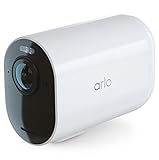 Arlo Ultra 2 Spotlight Überwachungskamera | Kabellos, 4K-Video und HDR | Nachtsicht in Farbe, 2-Wege-Audio, 6 Monate Akkulaufzeit, Bewegungsmelder, 180-Grad-Blickwinkel | VMS5240 | Weiß
