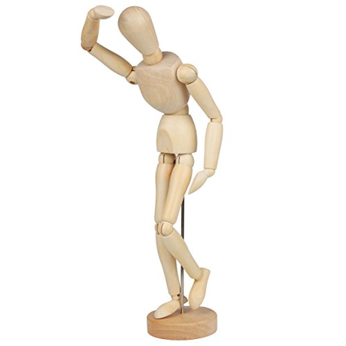 Larcele Holz Menschlichen Gelenken Mannequins Zeichnungsmodell MRMX-01 (32cm/12.6inch) MEHRWEG