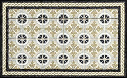 Teppich Kitchen Tiles wash+dry by Kleen-Tex rechteckig Höhe 7 mm gedruckt
