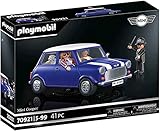 PLAYMOBIL Classic Cars 70921 Mini Cooper, Modellauto für Erwachsene und Spielzeugauto für Kinder, 5-99 Jahre