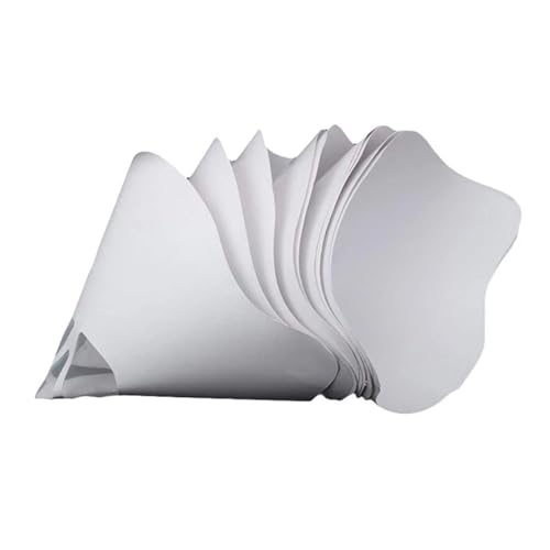 SHIDIFE 50/100Pcs Trichter Papier 3D Drucker Zubehör Weiß Verdicken Filter Photocuring Verbrauchs Harz Einweg Papier Filter (Color : 100 PCS)