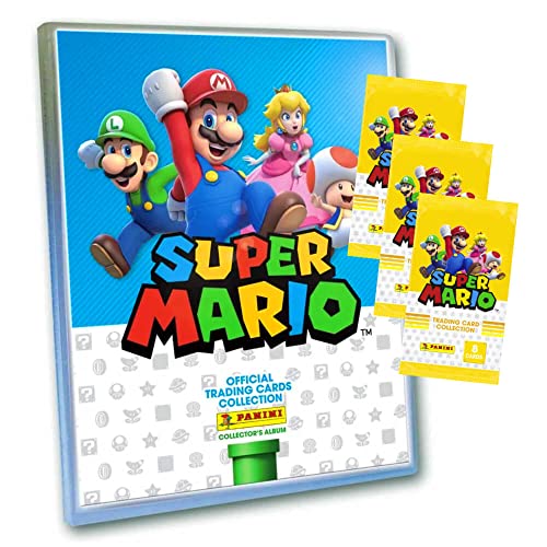 Panini Super Mario Trading Cards - Sammelkarten Serie 1 - Karten (15 Booster)