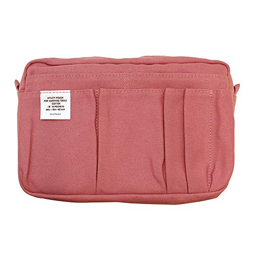 Delfonics Stationery Inner Carrying Case Bag In Bag - M Size - Pink (Green Tea Set)