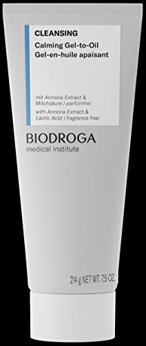 Biodroga Cleansing Öl Gesichtsöl Reinigungsöl 200 ml – Gel to Oil Emulsion Reinigungsgel Waschgel sensible Haut