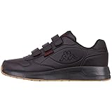 Kappa Unisex Base Vl Sneaker, 1111 Black, 39 EU