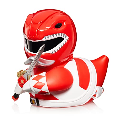 TUBBZ Roter Ranger Sammel-Enten-Vinylfigur - Offizielle Power Rangers Merchandise - Kinder TV & Filme