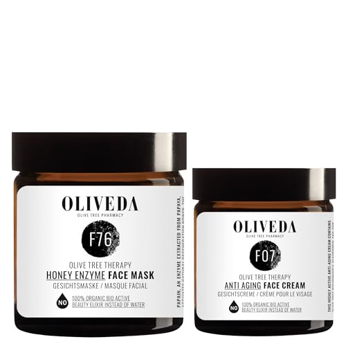 Oliveda F76 Honey Enzyme Face Mask 60ml + F07 Anti Aging Creme 50ml