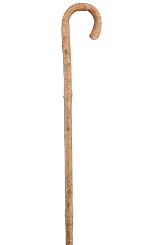Gehstock Spazier-Wanderstock aus rindenechtem Eschenholz 94 cm