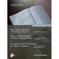 Wege zum Liedgesang - ein deutscher 'Vaccai'. 24 Heine-Vertonungen (mit CD). Tief/Low/Voix grave (EB 8850)