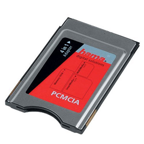 Hama 4 in 1 PC-Card-Adapter (SmartMedia, Multimedia, SecureDigital und MemoryStick)
