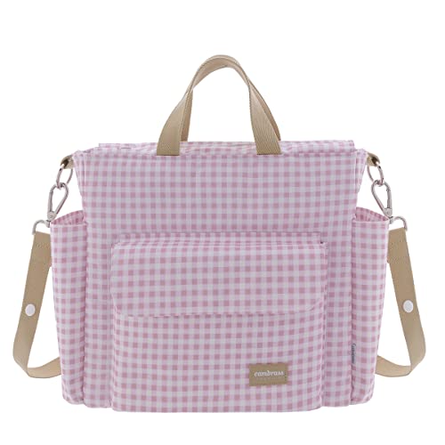 Cambrass - Maternity Bag Pack Vichy Pink 16x43x37 Cm