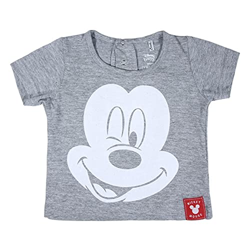 Mickey Jungen 137115 T-Shirt, grau, 1-2 Jahre
