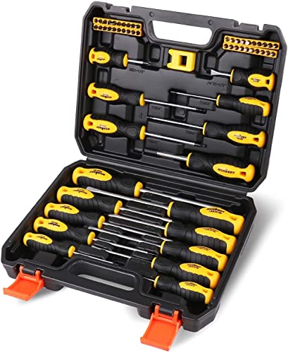 58 Stück Professionelle magnetische Schraubendreher-Set mit Koffer Organizer, Präzisions-Schraubendreher-Set, professionelles Werkzeugset für Heimwerker und Werkstatt.